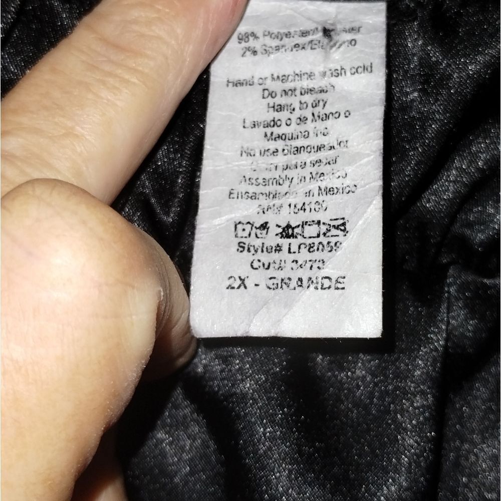 Satin Plus Size Joggers -New condition sz 2x - Picture 8 of 10